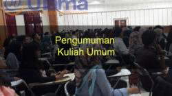 Pengumuman Kuliah Umum 22 Desember 2018