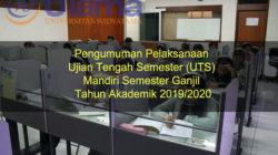 Pengumuman Pelaksanaan Ujian Tengah Semester (UTS) Mandiri Semester Ganjil Tahun Akademik 2019-2020