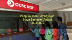 Pengumuman Pembayaran Biaya Semester Antara 2024/2025