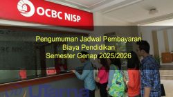 Pengumuman Jadwal Pembayaran Biaya Pendidikan Semester Genap 2025/2026